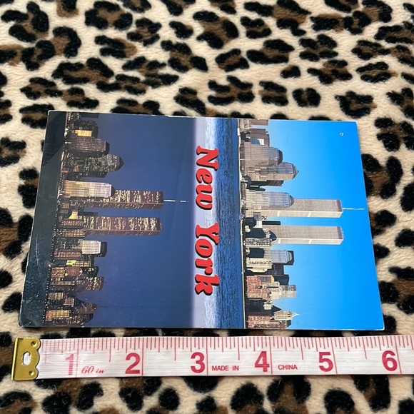 2001 NEW YORK CITY World Trade Center Towers Postcard Letter 2001 Manhattan NYC - Picture 8 of 16